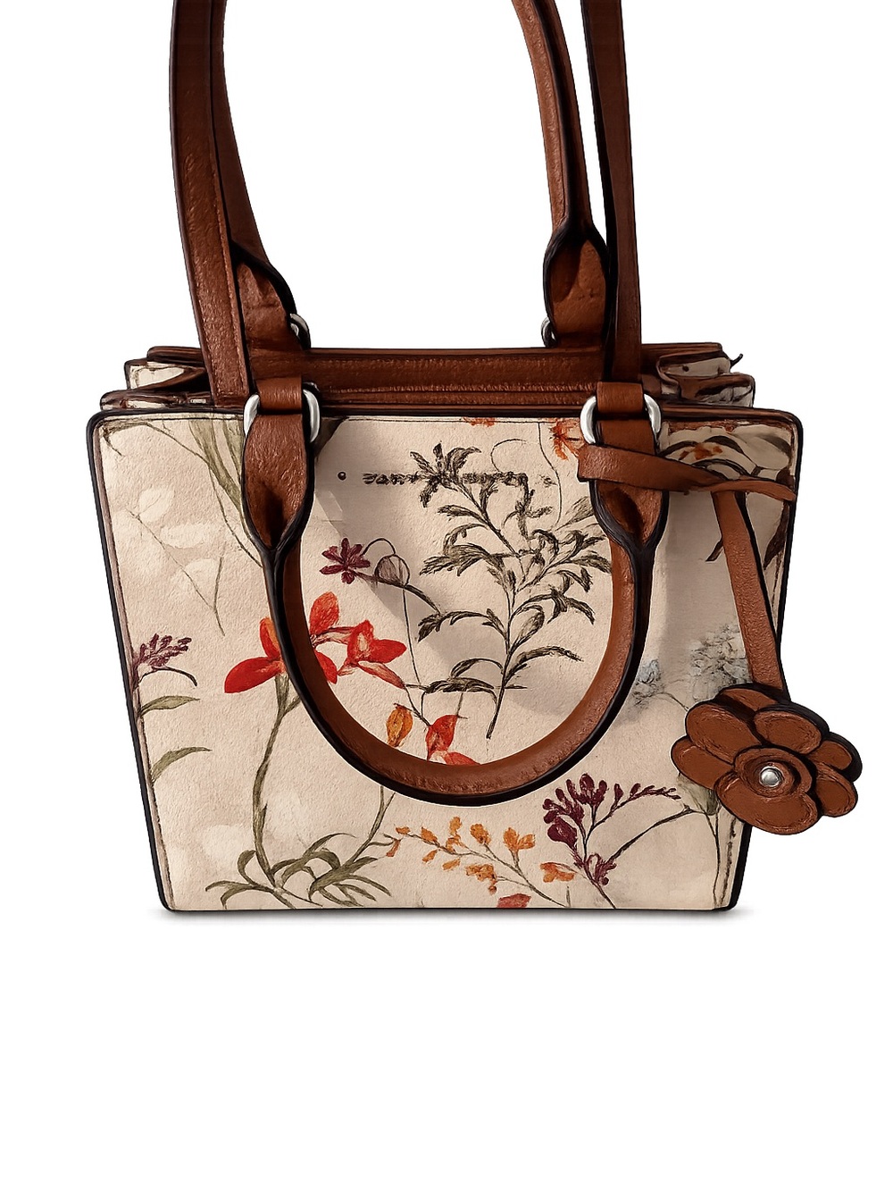 Dana Buchman Botanical Floral Satchel Crossbody Bag